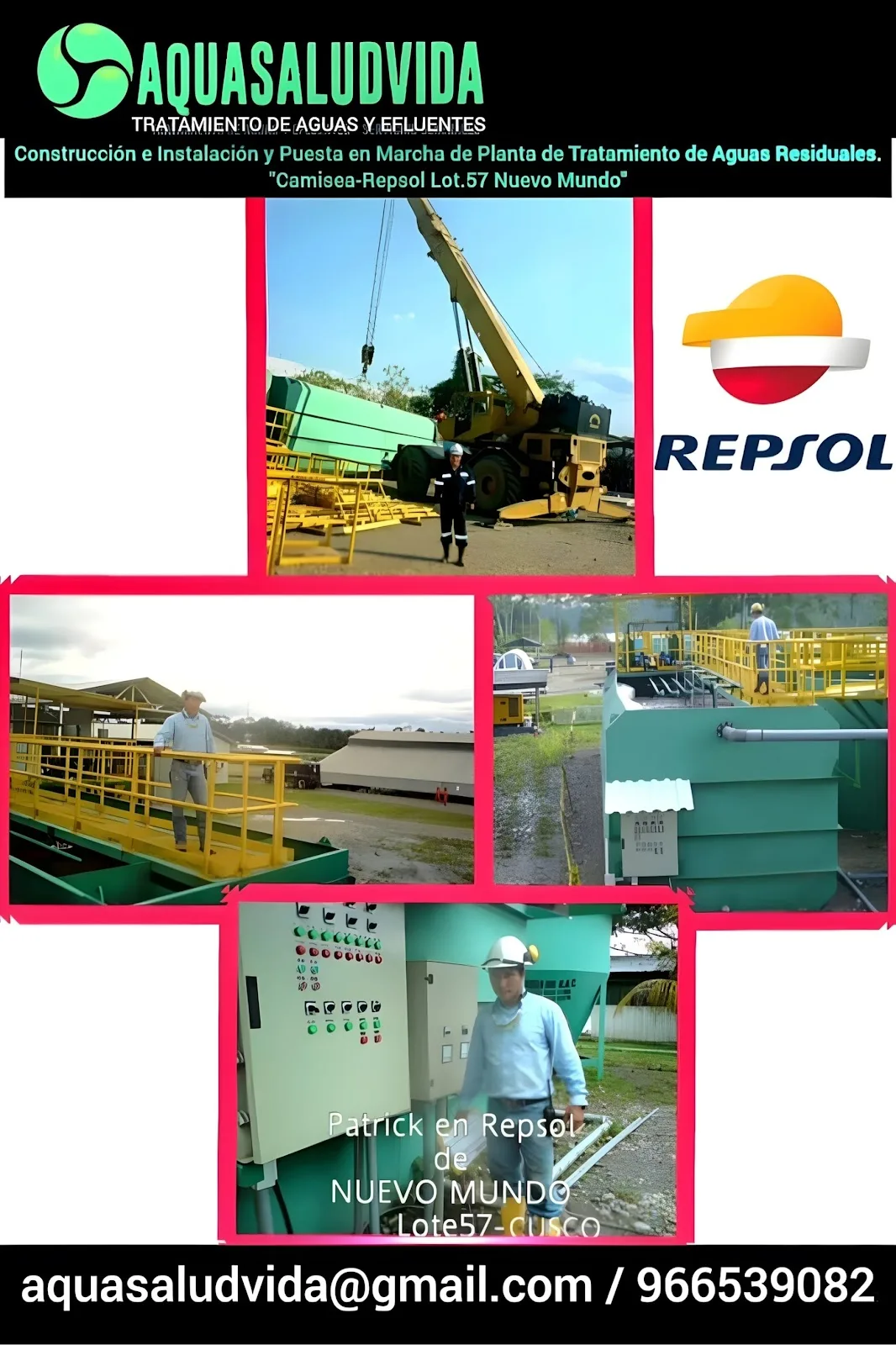 PTAR Camisea Repsol - Lote 57
